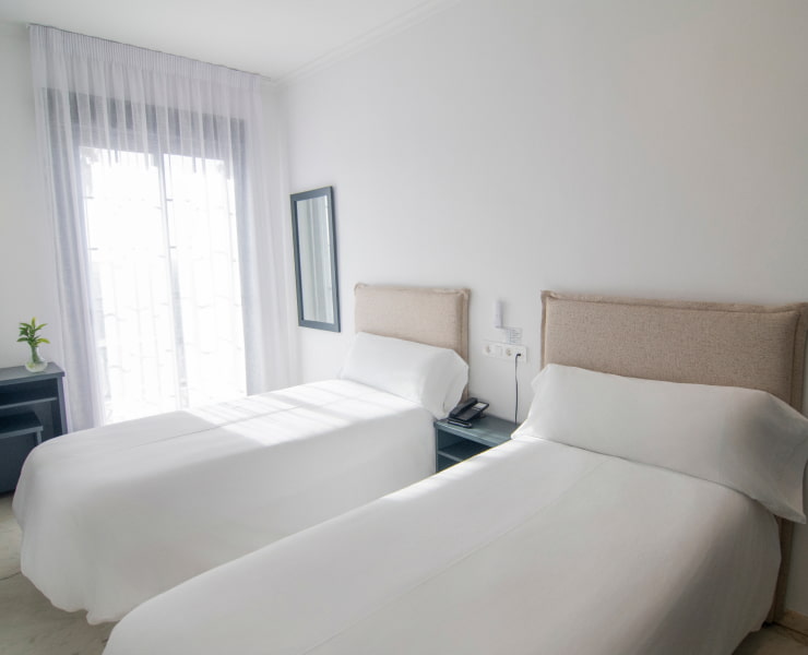 Habitación Doble Vista General de la Habitación Doble del Hotel